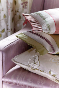 james hare silks cushions