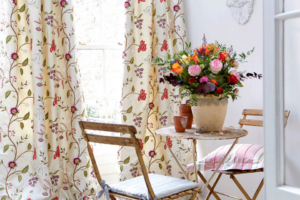 silk curtain by vanilla interiors