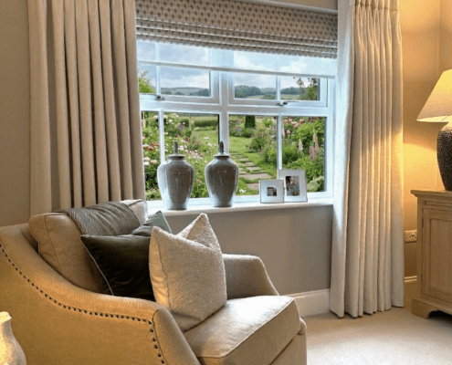 Romo Luxury curtains and Roman blinds Harrogate