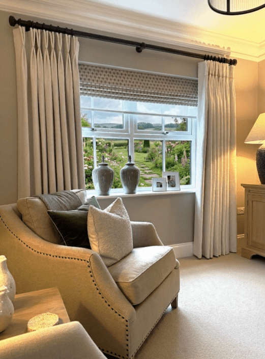 Romo Luxury curtains and Roman blinds Harrogate